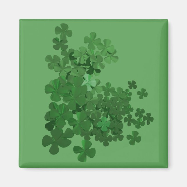 Aimant Shamrock de la Saint-Patrick (Devant)