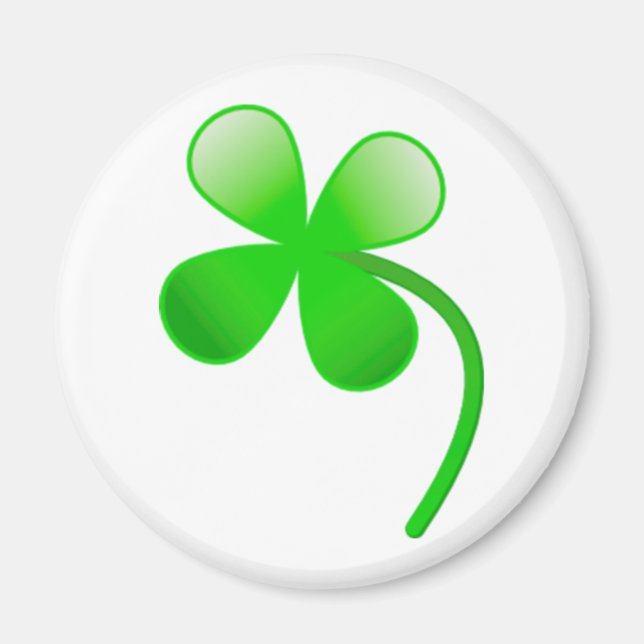 Aimant Shamrock de la Saint-Patrick (Devant)