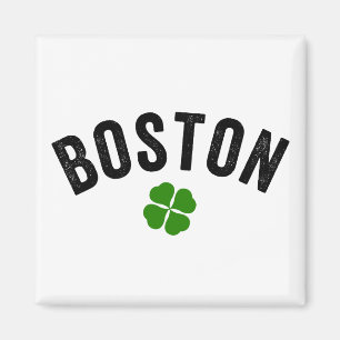 Aimant Shamrock irlandais de Boston