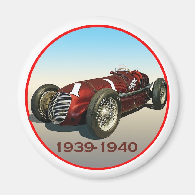 Aimant Shaw Maserati 8CTF Indy Car (Devant)