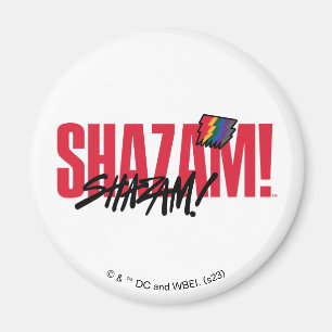 Aimant SHAZAM ! Furie des dieux   Logo des boulons arc-en