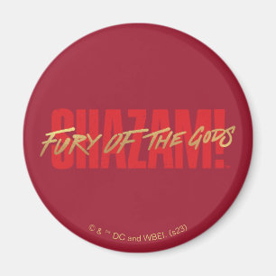 Aimant SHAZAM ! Furie des dieux   Logo Golden Marker