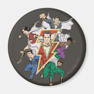 Aimant SHAZAM !   Shazam Family Graphic
