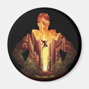 Aimant SHAZAM !   Shazam Sunset Silhouette