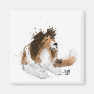 Aimant Sheldon the Sheltie