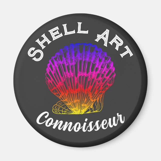 Aimant Shell Art Connoisseur (Devant)