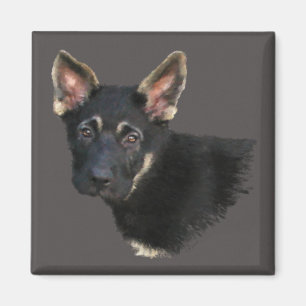 Aimant Shepard Puppy-Pastels allemands