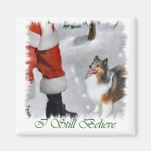 Aimant Shetland Sheepdog Sheltie Cadeaux de Noël