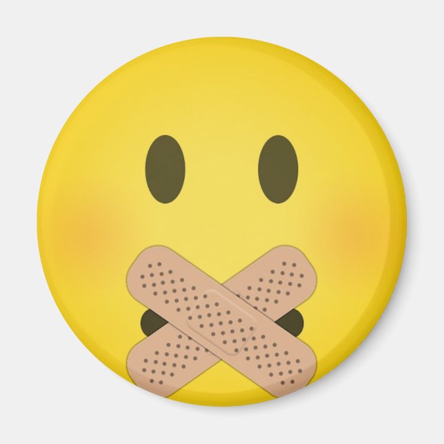 Aimant Shh émoji (Devant)