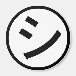 Aimant ㋛ Shi Kana Katakana Émoticône Sourire