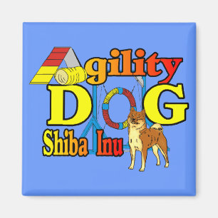 Aimant Shiba Inu Agilité