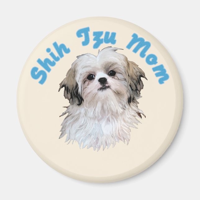 Aimant Shih Tzu Mom (Devant)