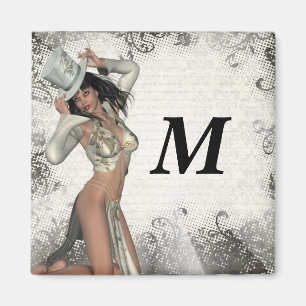 Aimant Shogirl en argent