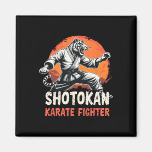 Aimant Shotokan Karate Fighter Martial Arts Tiger Funny K
