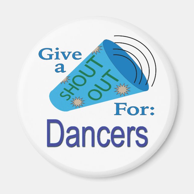 Aimant Shout Out pour les danseurs (Devant)