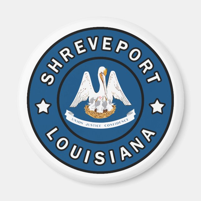 Aimant Shreveport Louisiane (Devant)