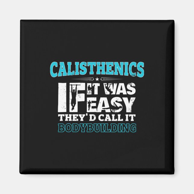 Aimant Si c'était facile, ils l'appelleraient Bodybuildin (Devant)