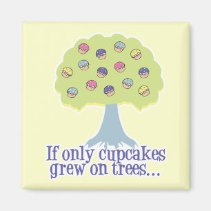 Aimant Si seulement des petits gâteaux sur les arbres