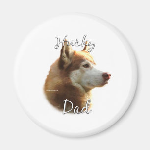 Aimant Sibérie Husky (rouge) Papa 2