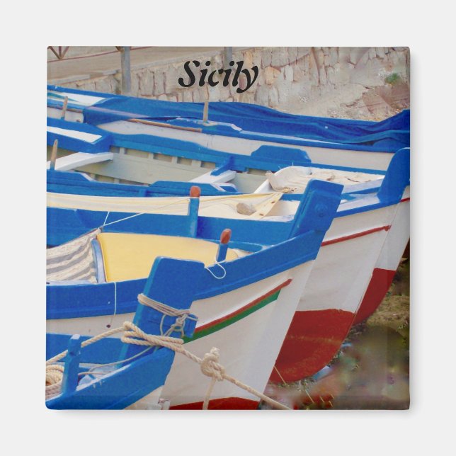 Aimant Sicilian Boats (Devant)