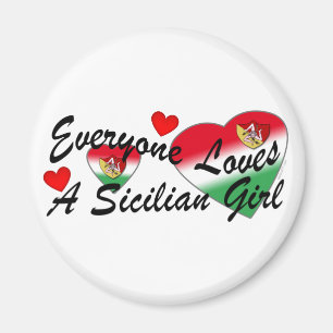 Aimant sicilien de fille de Luvs
