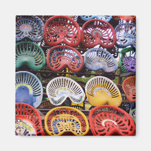 Aimant Sièges de tracteur à l'exposition de tracteur