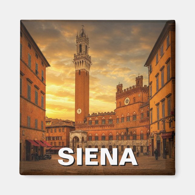 Aimant Sienne Italie Voyage (Devant)