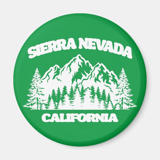 Aimant Sierra Nevada Californie (Devant)