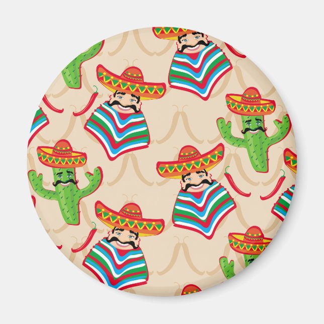 Aimant sieste mexicaine (Devant)