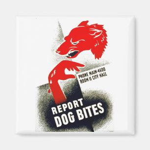 Aimant Signaler les piqûres de chien