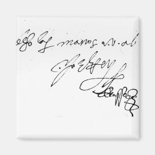 Aimant Signature de Madame Jane Grey