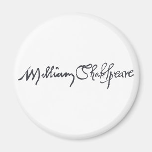Aimant Signature de William Shakespeare