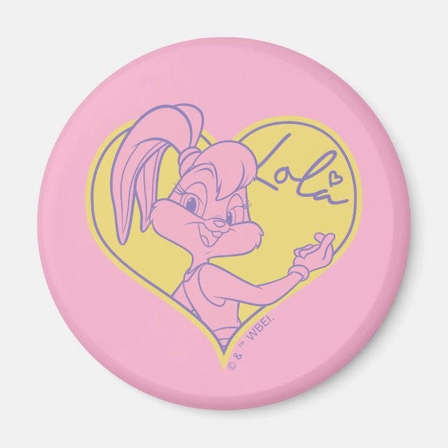 Aimant Signature Lola Heart (Devant)