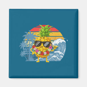 Aimant Signe Aloha Hawaïen Pineapple Hawaï Shaka Humour