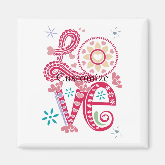 Aimant SIGNE D'AMOUR Super Hippie Thunder_Cove (Devant)