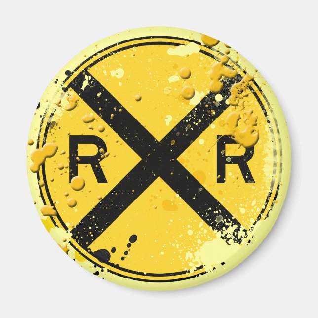 AIMANT SIGNE DE TRAVERSEMENT DE LA ROUTE DE GRUNGE ET DE  (Devant)