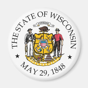 Aimant signe du Wisconsin