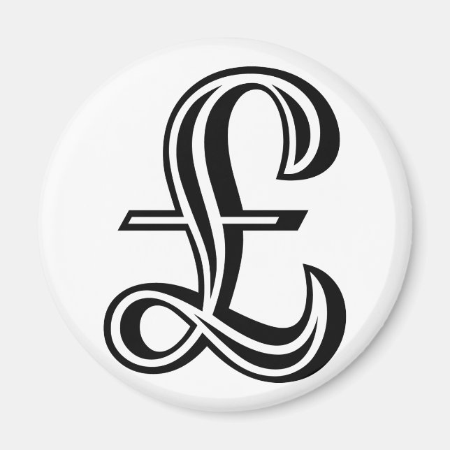 Aimant Signe Livre - Noir (Devant)