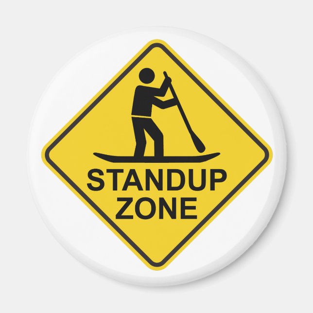 Aimant SIGNE ROUTIER DE LA ZONE DE Paddleboard (Devant)