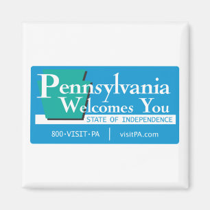 Aimant SIGNE ROUTIÈRE DE Pennsylvanie - USA