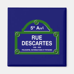 Aimant Signe Rue Descartes, Paris