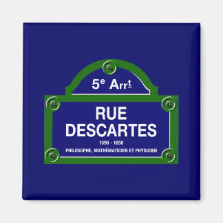 Aimant Signe Rue Descartes, Paris