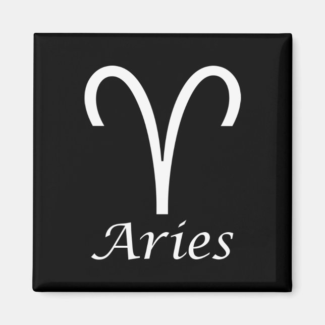 Aimant SIGNE Zodiaque "Aries" (Devant)