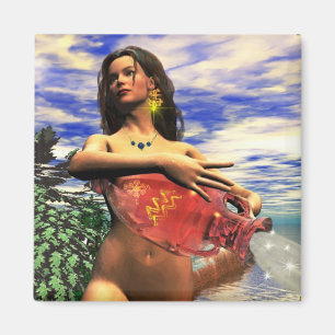 AIMANT SIGNES D'ANNIVERSAIRE ZODIAC / AQUARIUS