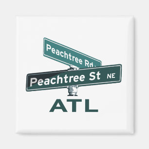 Aimant Signes d'ATL Peachtree