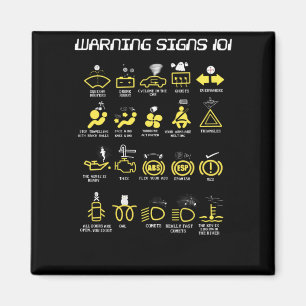 Aimant Signes d'avertissement 101