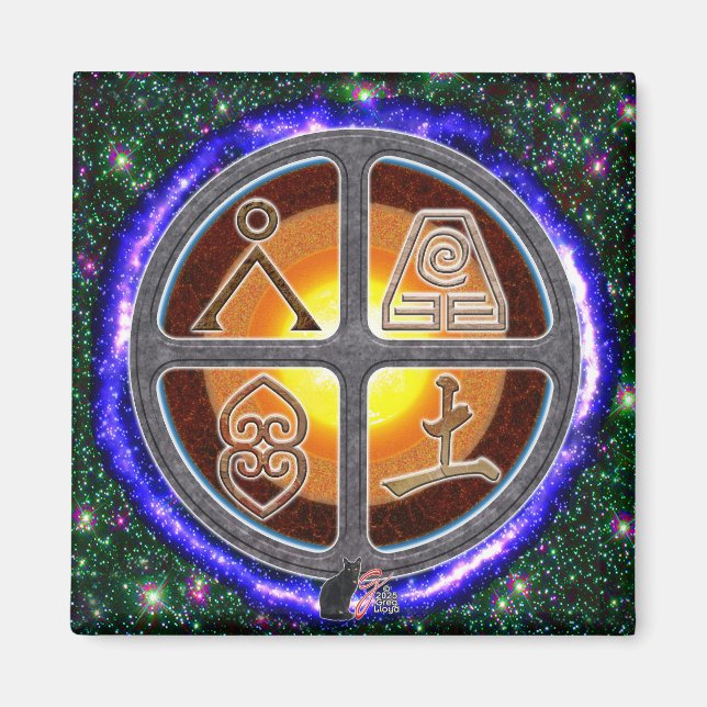 Aimant Signes terrestres (Devant)