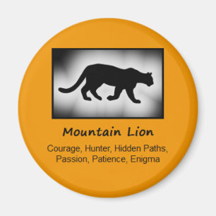 Aimant Signification d'esprit animal de totem de puma de