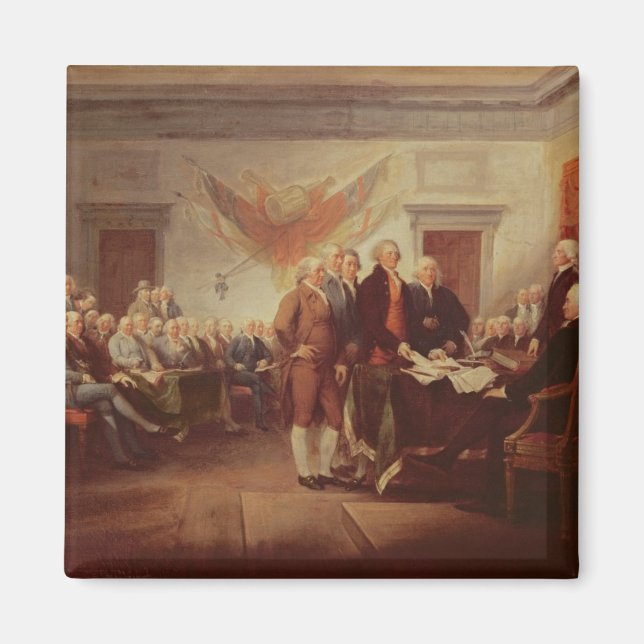 Aimant Signing the Declaration of Independence, 4e (Devant)