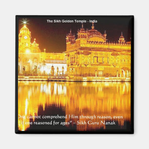 Aimant Sikh Temple D'Or En Inde Cadeaux & Tee - shirts